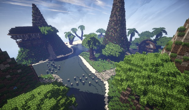 Minecraft Hub - Tropical