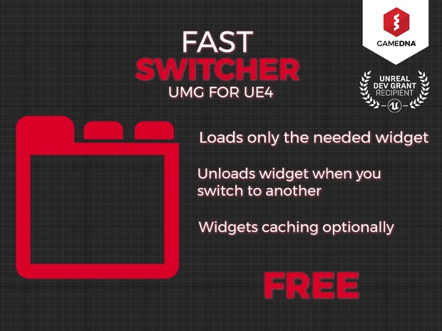 Fast Switcher UMG for UE4