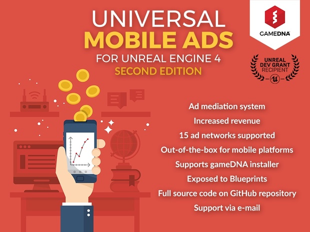 Universal Mobile Ads Plugin for UE4