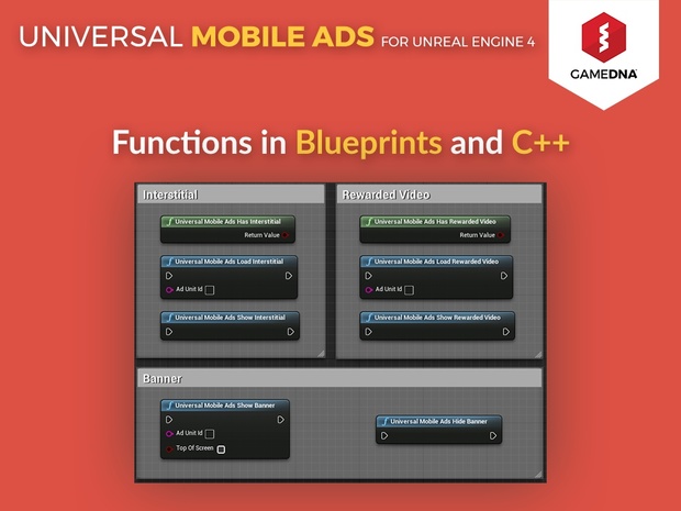 Universal Mobile Ads Plugin for UE4