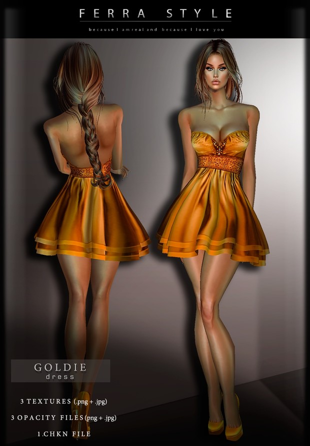 :: GOLDIE DRESS ::