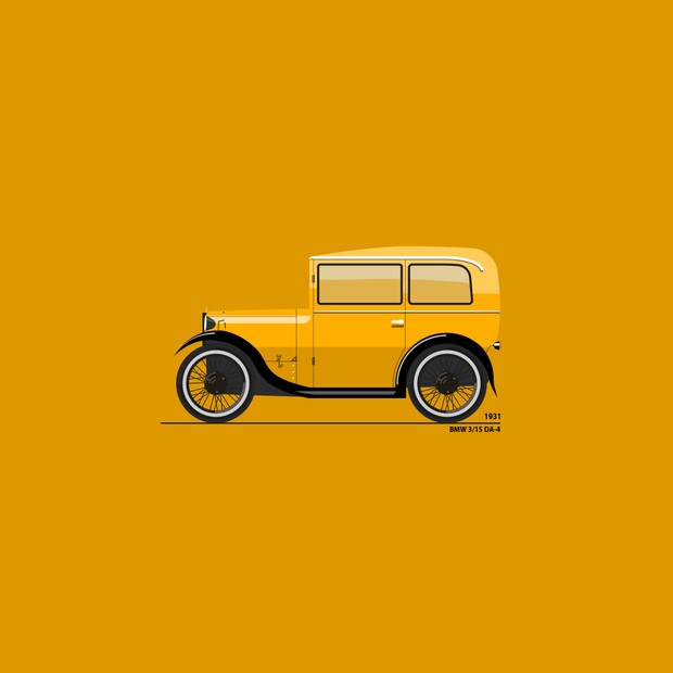 BMW-century collection - 42 detailed vector models - Ai file