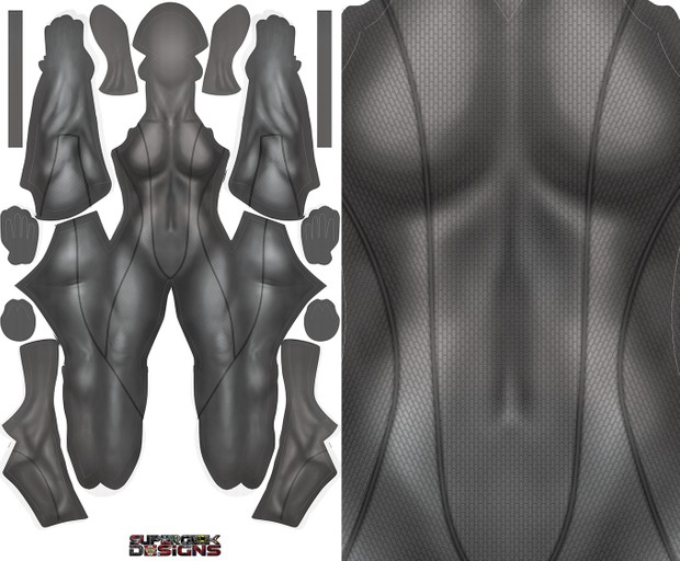 FEMALE GREY (Ben Reilly) pattern file
