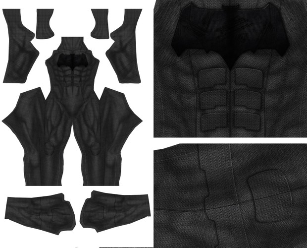BATMAN JUSTICE LEAGUE with emblem (VERSION 1) pattern file