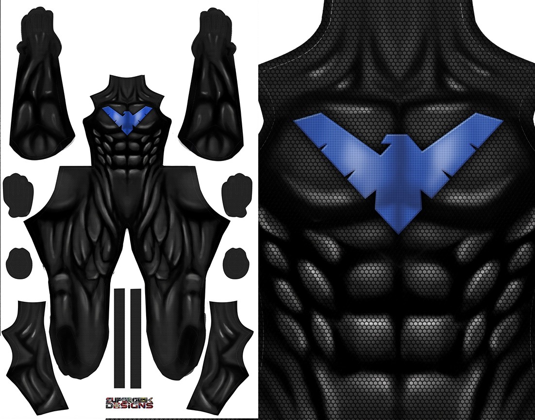 NIGHTWING pattern file SUPERGEEK DESIGNS