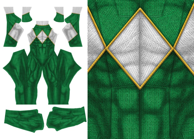 GREEN POWER RANGER (NEW)