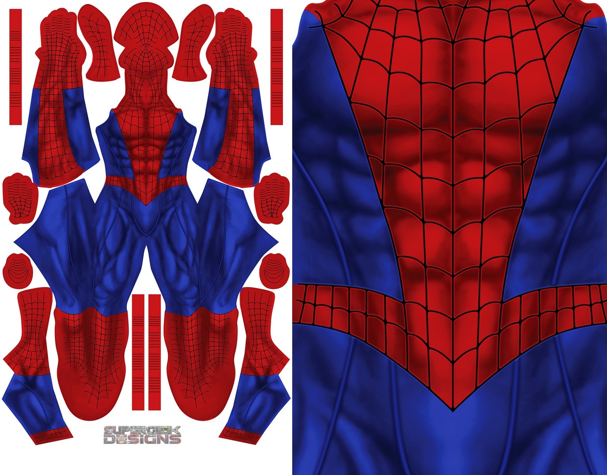 "ADD YOUR OWN LOGO" Spider-man pattern file - SUPERGEEK ...