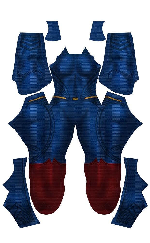 FEMALE SUPERMAN (DOJ - no emblem) pattern file