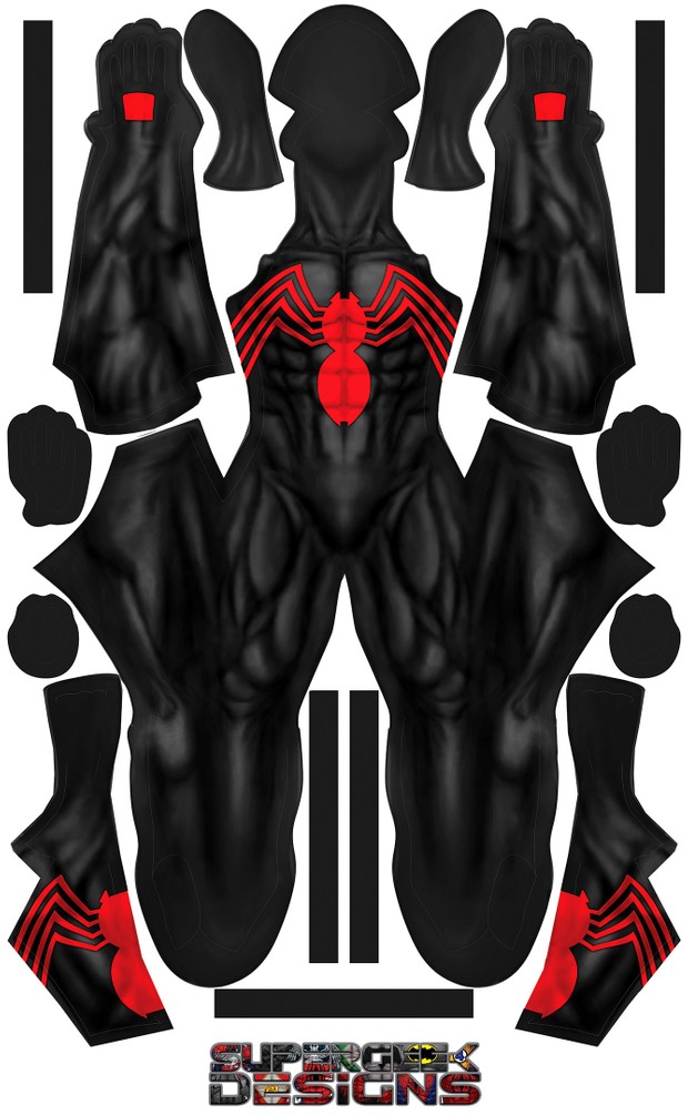OLD SCHOOL SYMBIOTE RED pattern file
