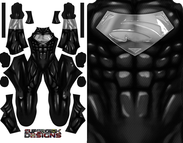 90s BLACK SUPERMAN pattern file