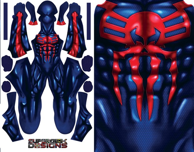 SPIDER-MAN 2099 (NEW VERSION) pattern file