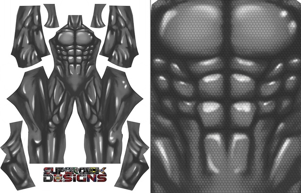 GREY BODYSUIT pattern file