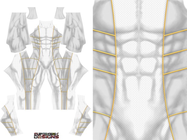 WHITE RANGER (Bat in the Sun) pattern file