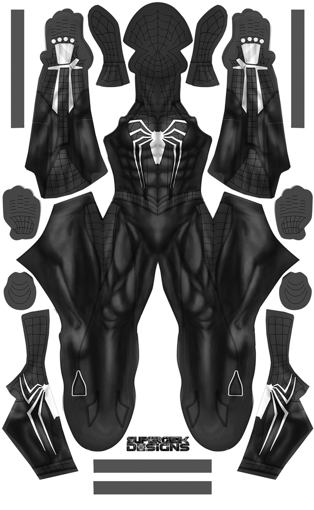 SPIDER-MAN (SYMBIOTE VERSION - black webbing) - PS4 INSOMNIA GAME