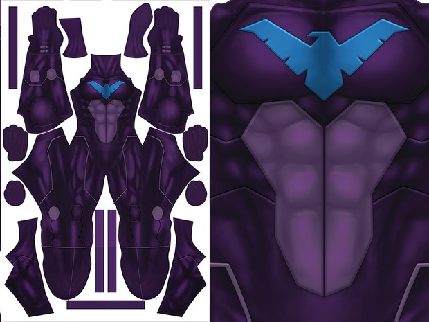 NIGHTWING (purple version) pattern file