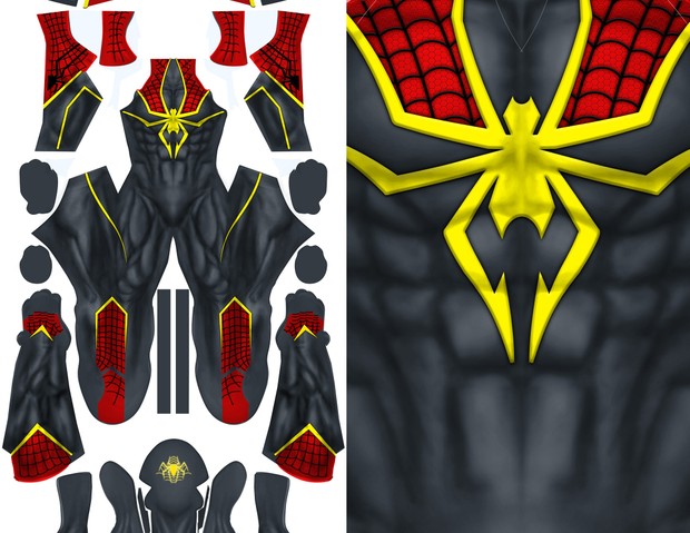 HOODED SPIDER-MAN CONCEPT pattern file