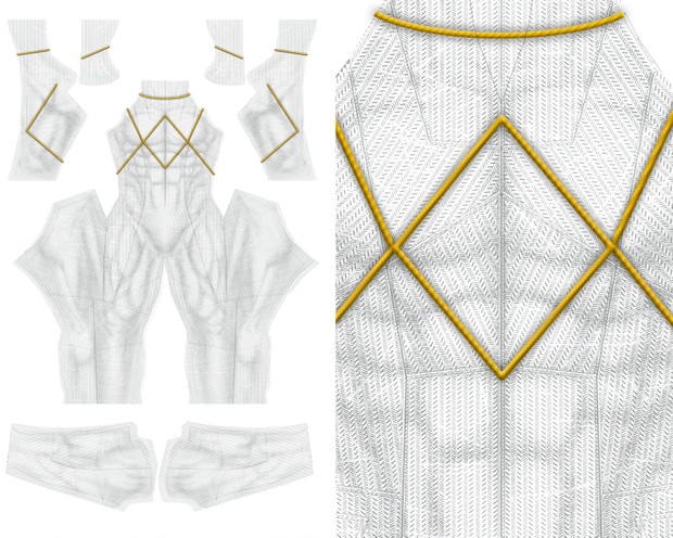 NEW WHITE RANGER v1 pattern file