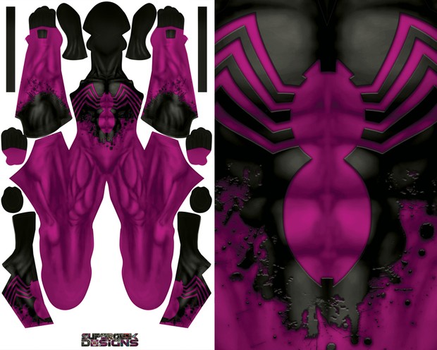 SYMBIOTE KAINE (purple edit) pattern file