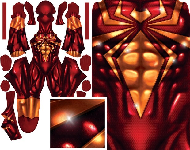 IRON SPIDER (with sparkle) pattern file