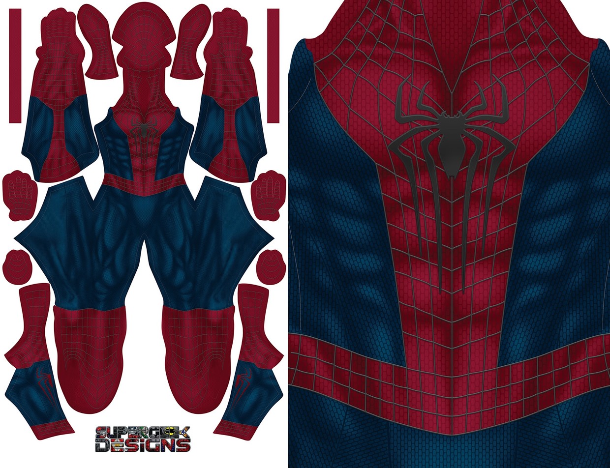 THE AMAZING SPIDERMAN 2 pattern file (updated muscle b - SUPERGEEK DESIGNS