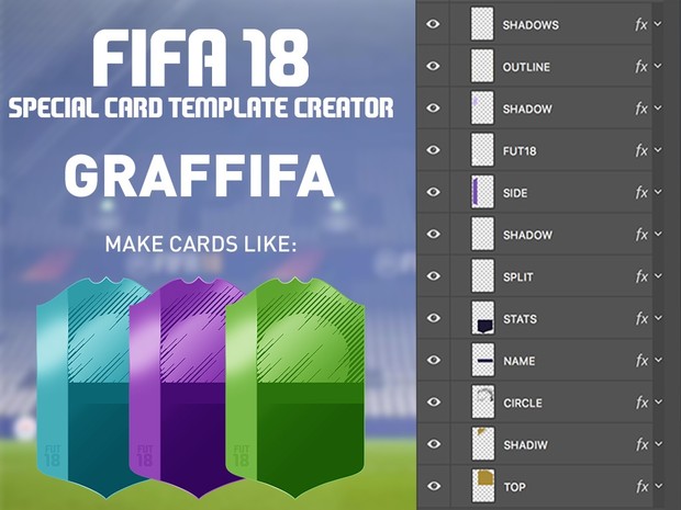 FIFA 18 SPECIAL CARD TEMPLATE CREATOR