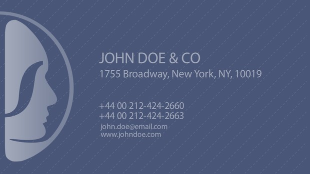 Philosophy cabinet logo and business card