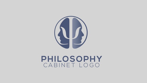 Philosophy cabinet logo and business card