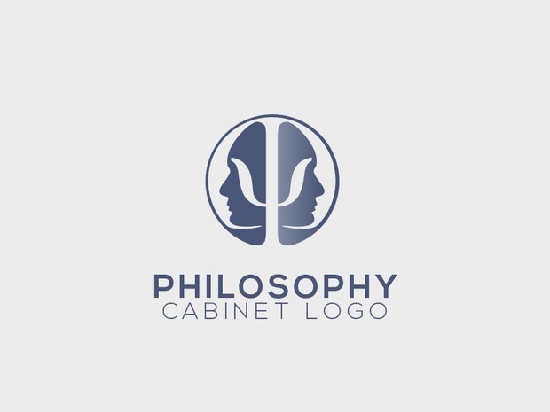 Philosophy cabinet logo and business card