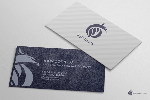 Free creative business card mockup