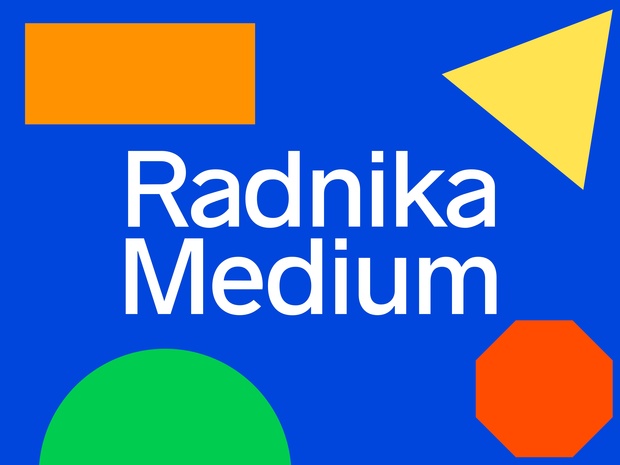 Radnika Typeface: Medium