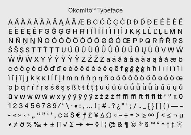 Okomito™ Typeface