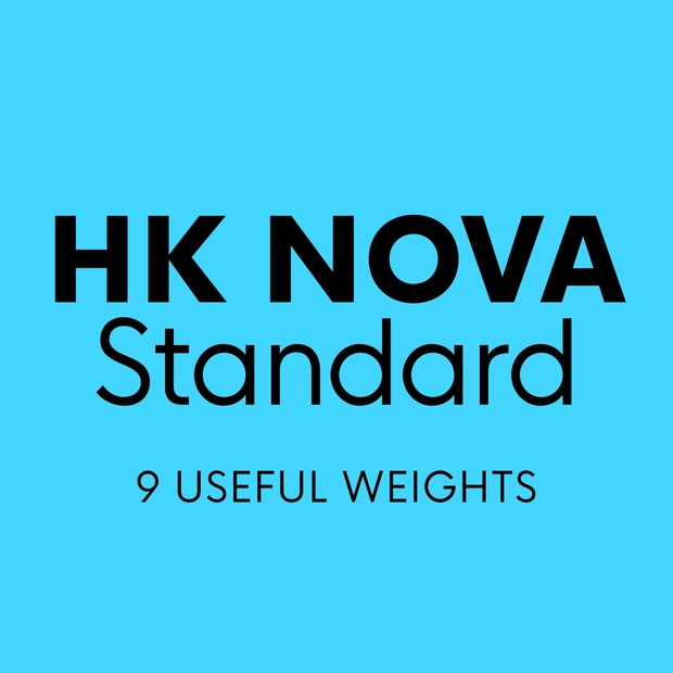HK Nova™ Typeface Family