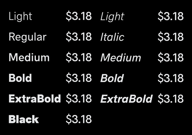 Hanken Sans Typeface Family