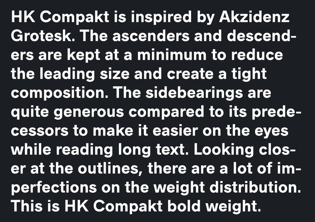 HK Compakt Typeface Family