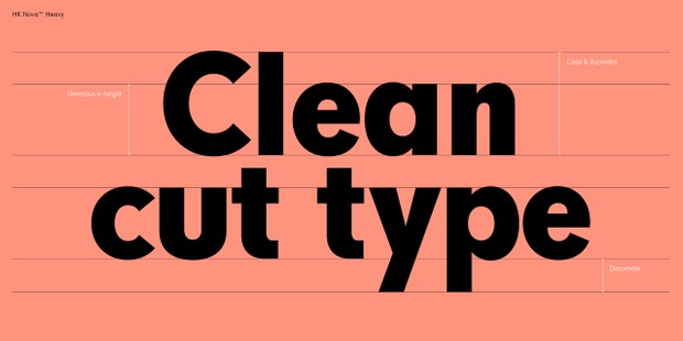 HK Nova™ Narrow Typeface Family
