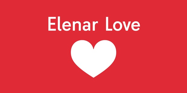 Elenar Love Free Font