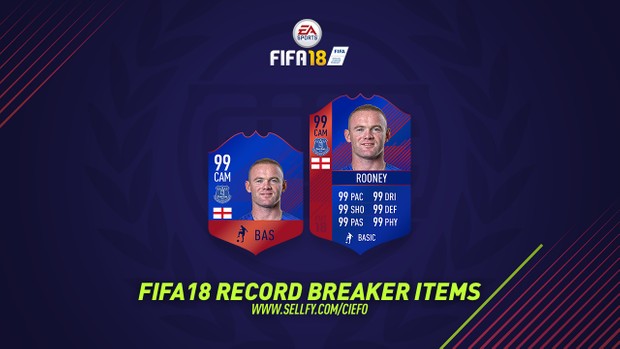 FIFA 18 RECORD BREAKER ITEMS