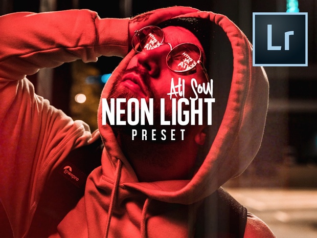 FREE Neon Light Lightroom Preset |