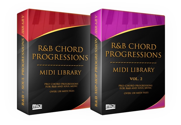 The R&B Chord Progressions MIDI Library Vol. 1 & 2