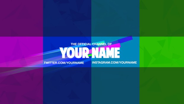 Flying Colors YouTube Channel Banner Template