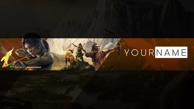 Bow Masters YouTube Channel Banner, Twitter Header & Avatar Templates