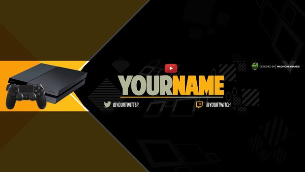 Next Gen YouTube Channel Banner Template