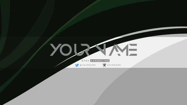 Swoosh YouTube Channel Banner Template