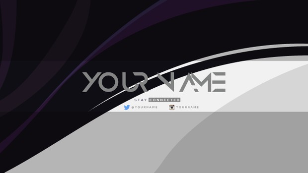 Swoosh YouTube Channel Banner Template