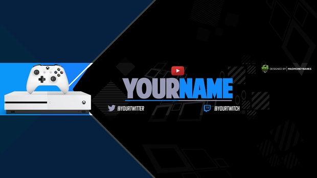 Next Gen YouTube Channel Banner Template