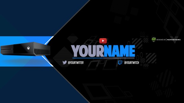 Next Gen YouTube Channel Banner Template