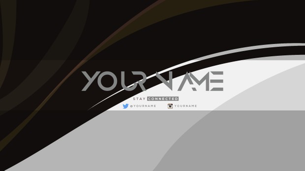 Swoosh YouTube Channel Banner Template