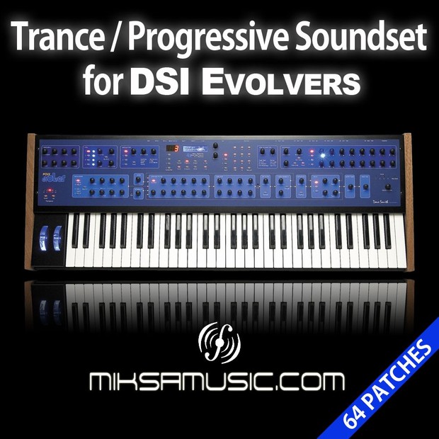 Trance/Progressive Soundset for DSI Evolver - miksamusic.com