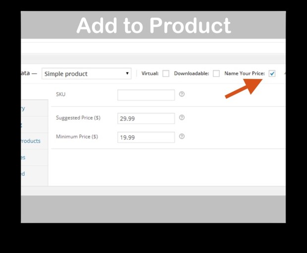 WooCommerce Name your Price Extension