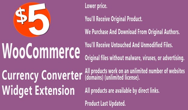 WooCommerce Currency Converter Widget Extension
